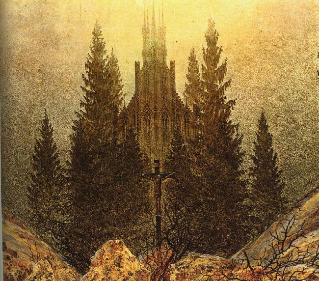 Caspar David Friedrich The Cross on the Mountain Germany oil painting art